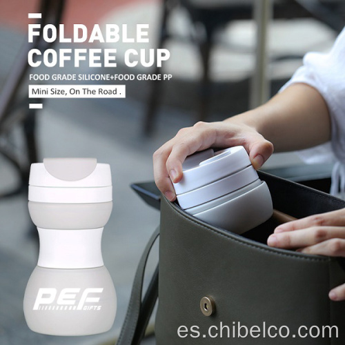 Taza de café plegable FDA